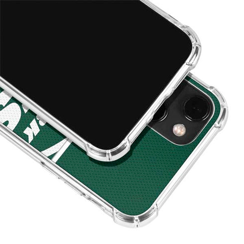 NFL New York Jets Zone Block iPhone 14 Plus Clear Case