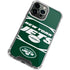 NFL New York Jets Zone Block iPhone 14 Pro Clear Case