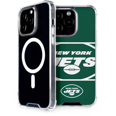 NFL New York Jets Zone Block iPhone 14 Pro MagSafe Case