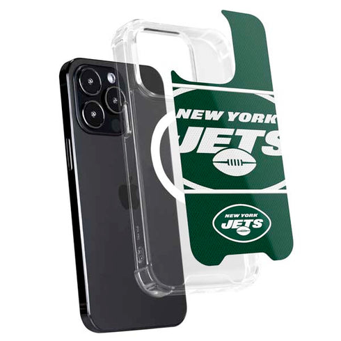 NFL New York Jets Zone Block iPhone 15 Pro MagSafe Case