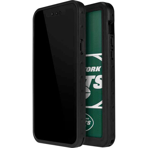 NFL New York Jets Zone Block iPhone 14 Pro Max Waterproof Case