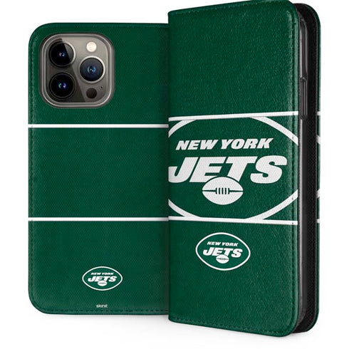NFL New York Jets Zone Block iPhone 15 Pro Max Folio Case