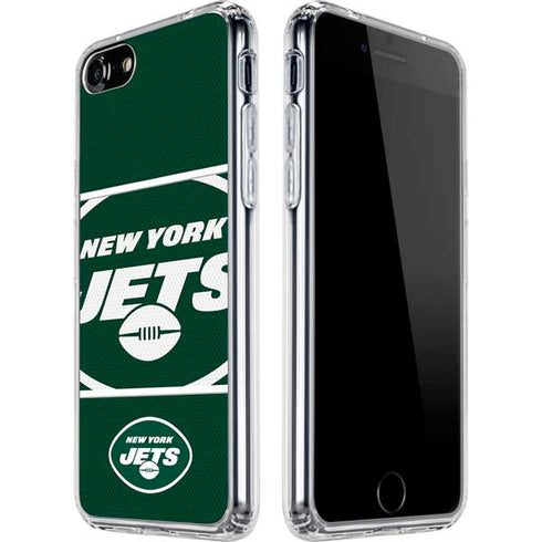NFL New York Jets Zone Block iPhone SE (2nd & 3rd Gen) Clear Case