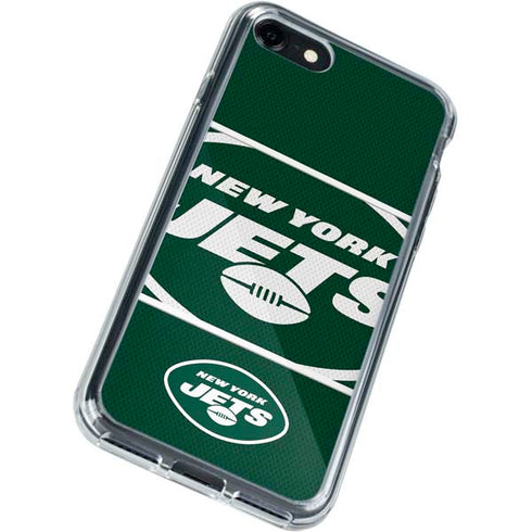 NFL New York Jets Zone Block iPhone SE (2nd & 3rd Gen) Clear Case