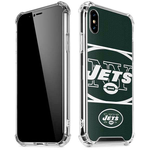 NFL New York Jets Zone Block iPhone X/XS Clear Case