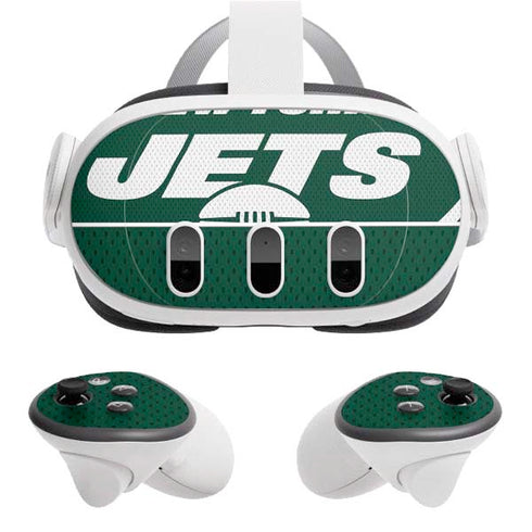 NFL New York Jets Zone Block Meta Quest 3 Skin