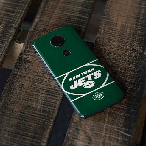 NFL New York Jets Zone Block Moto E5 Plus Skin