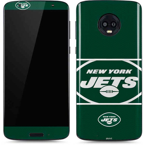NFL New York Jets Zone Block Moto G6 Skin