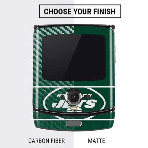NFL New York Jets Zone Block Motorola RAZR Skin