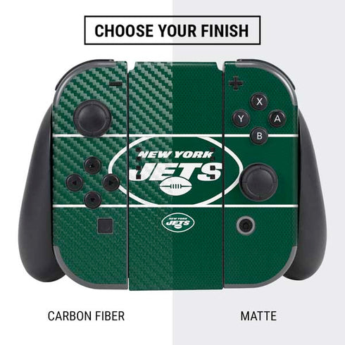 NFL New York Jets Zone Block Nintendo Switch Bundle Skin