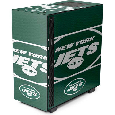 NFL New York Jets Zone Block NZXT H510 Compact ATX Mid-Tower Case Skin
