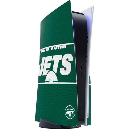 NFL New York Jets Zone Block PS5 Console Skin
