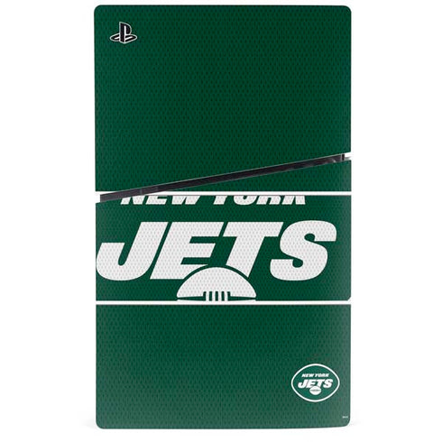 NFL New York Jets Zone Block PS5 Slim Disk Bundle Skin