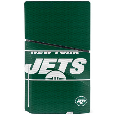 NFL New York Jets Zone Block PS5 Slim Disk Console Skin