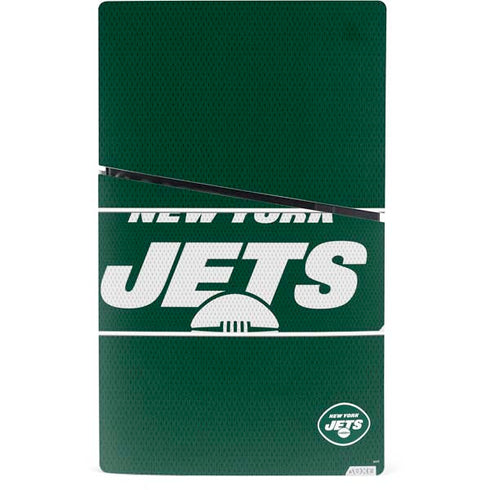 NFL New York Jets Zone Block PS5 Slim Digital Edition Console Skin