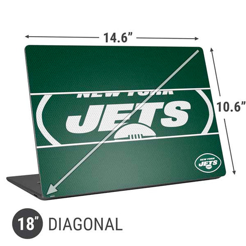 NFL New York Jets Zone Block Universal Laptop 18in (14.6 x 10.6in) Skin