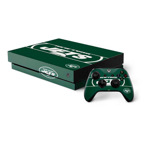 NFL New York Jets Zone Block Xbox One X Bundle Skin