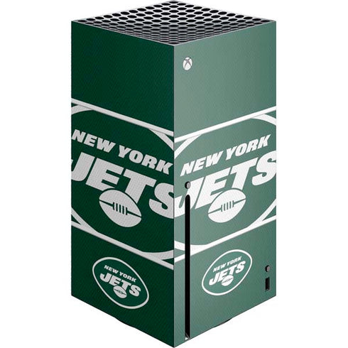 NFL New York Jets Zone Block Xbox Series X Console Skin