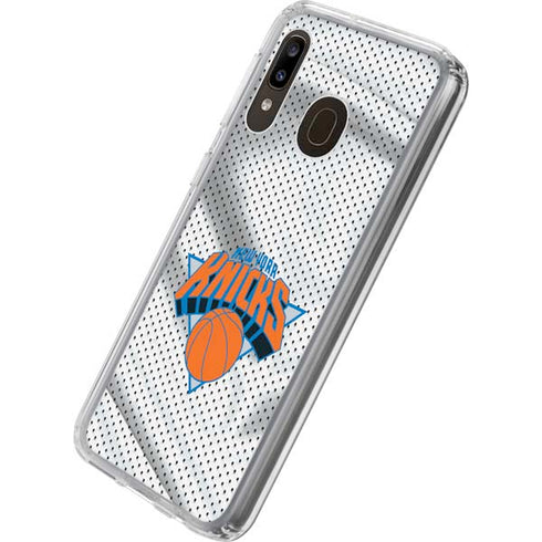 NBA New York Knicks Away Jersey Galaxy A20 Clear Case