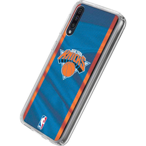 NBA New York Knicks Away Jersey Galaxy A50 Clear Case