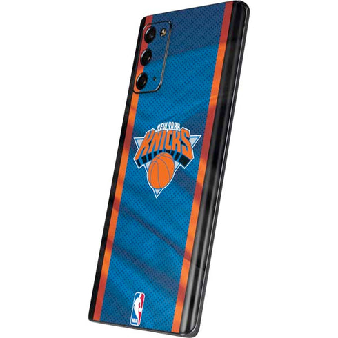 NBA New York Knicks Away Jersey Galaxy Note20 5G Skin