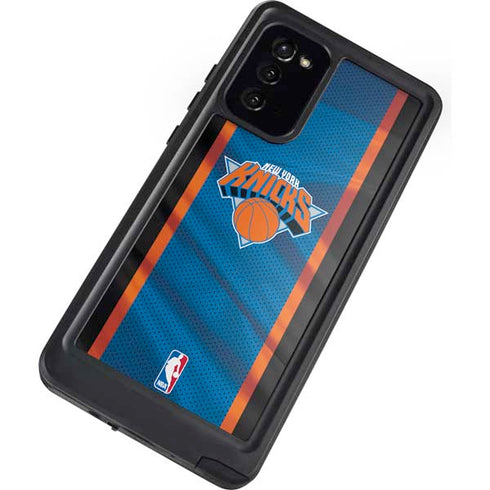 NBA New York Knicks Away Jersey Galaxy Note20 5G Waterproof Case