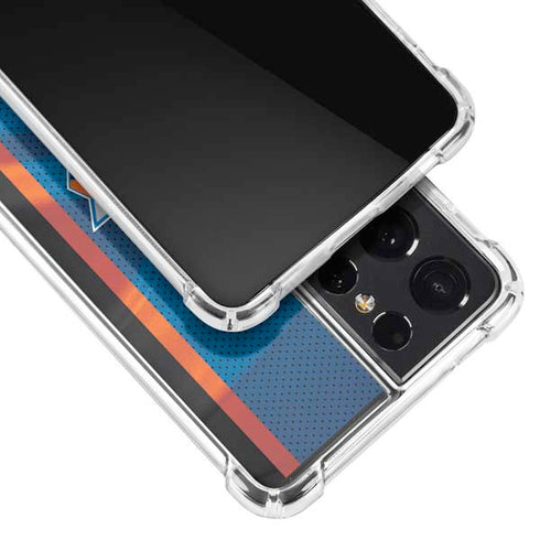 NBA New York Knicks Away Jersey Galaxy S21 Ultra 5G Clear Case
