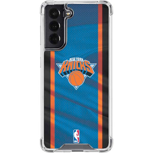 NBA New York Knicks Away Jersey Galaxy S22 Clear Case