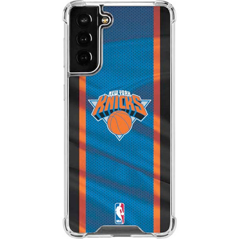 NBA New York Knicks Away Jersey Galaxy S22 Plus Clear Case