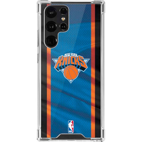 NBA New York Knicks Away Jersey Galaxy S22 Ultra Clear Case