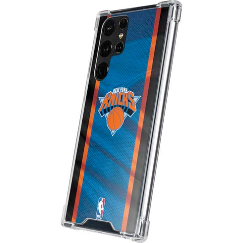 NBA New York Knicks Away Jersey Galaxy S22 Ultra Clear Case