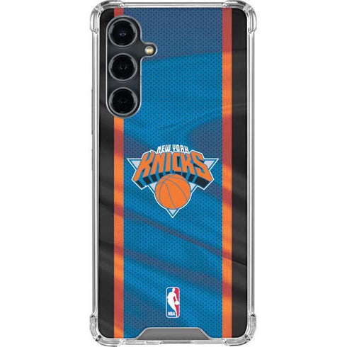NBA New York Knicks Away Jersey Galaxy S23 FE Clear Case