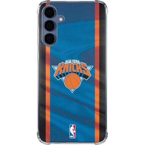 NBA New York Knicks Away Jersey Galaxy S24 Clear Case
