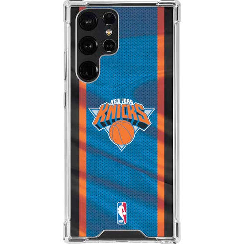 NBA New York Knicks Away Jersey Galaxy S24 Ultra Clear Case