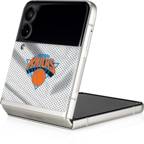 NBA New York Knicks Away Jersey Galaxy Z Flip3 5G Skin