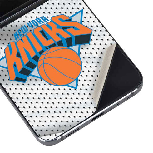 NBA New York Knicks Away Jersey Galaxy Z Flip5 5G Skin