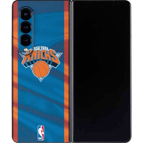 NBA New York Knicks Away Jersey Galaxy Z Fold4 5G Skin