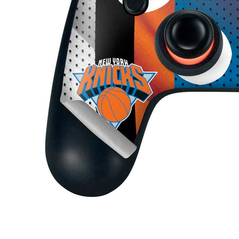 NBA New York Knicks Away Jersey Google Stadia Controller Skin