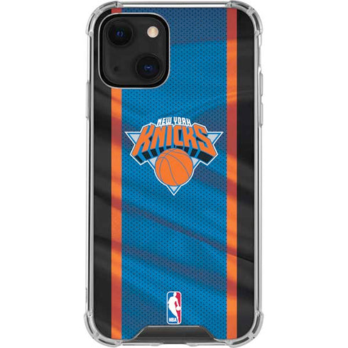 NBA New York Knicks Away Jersey iPhone 15 Plus Clear Case