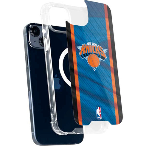 NBA New York Knicks Away Jersey iPhone 15 Plus MagSafe Case