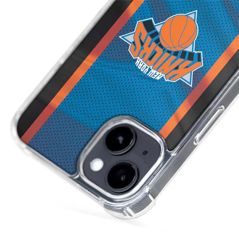 NBA New York Knicks Away Jersey iPhone 15 Plus MagSafe Case
