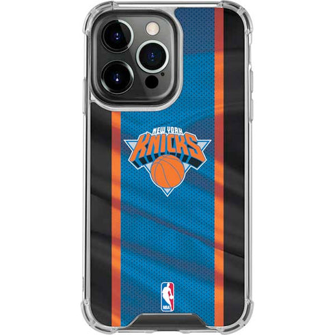NBA New York Knicks Away Jersey iPhone 14 Pro Clear Case
