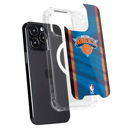 NBA New York Knicks Away Jersey iPhone 15 Pro Max MagSafe Case