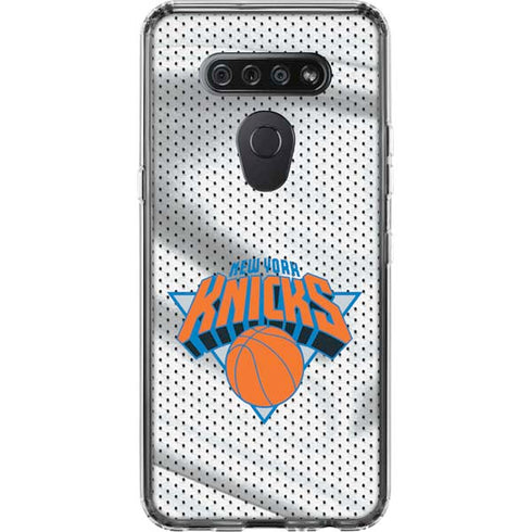 NBA New York Knicks Away Jersey LG K51/Q51 Clear Case