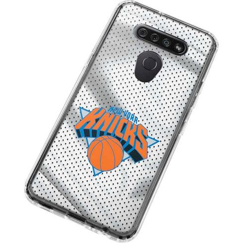 NBA New York Knicks Away Jersey LG K51/Q51 Clear Case