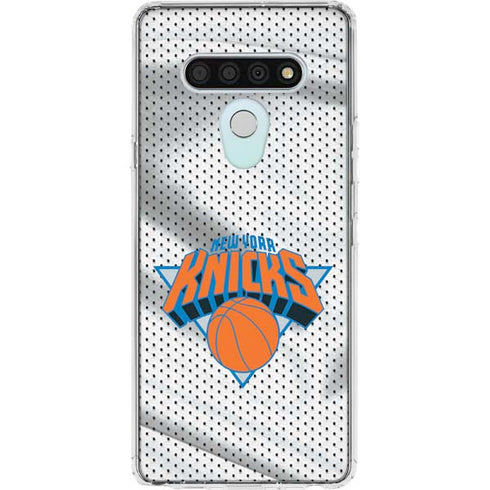 NBA New York Knicks Away Jersey LG Stylo 6 Clear Case