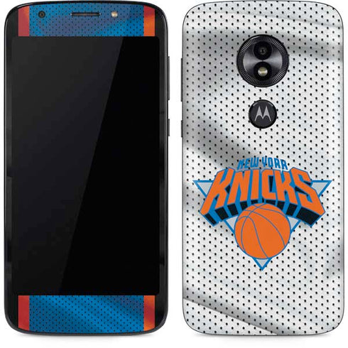 NBA New York Knicks Away Jersey Moto E5 Play Skin