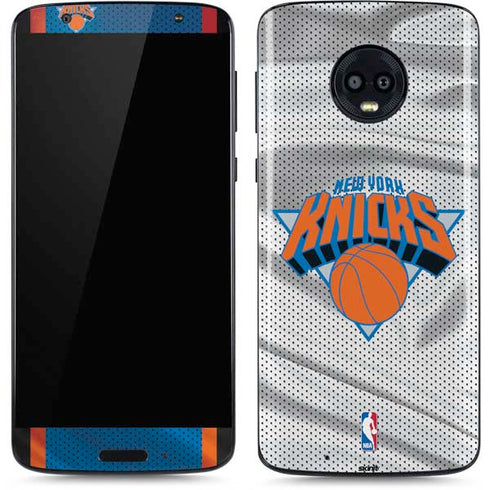 NBA New York Knicks Away Jersey Moto G6 Skin