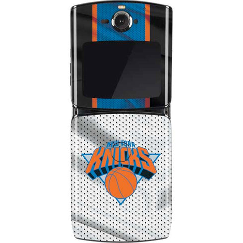 NBA New York Knicks Away Jersey Motorola RAZR Skin