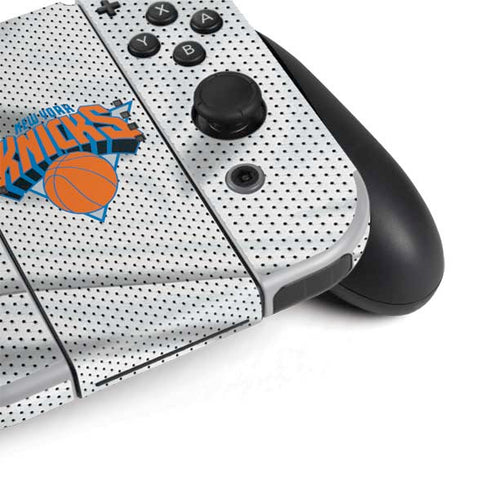 NBA New York Knicks Away Jersey Nintendo Switch OLED (2021) Skin